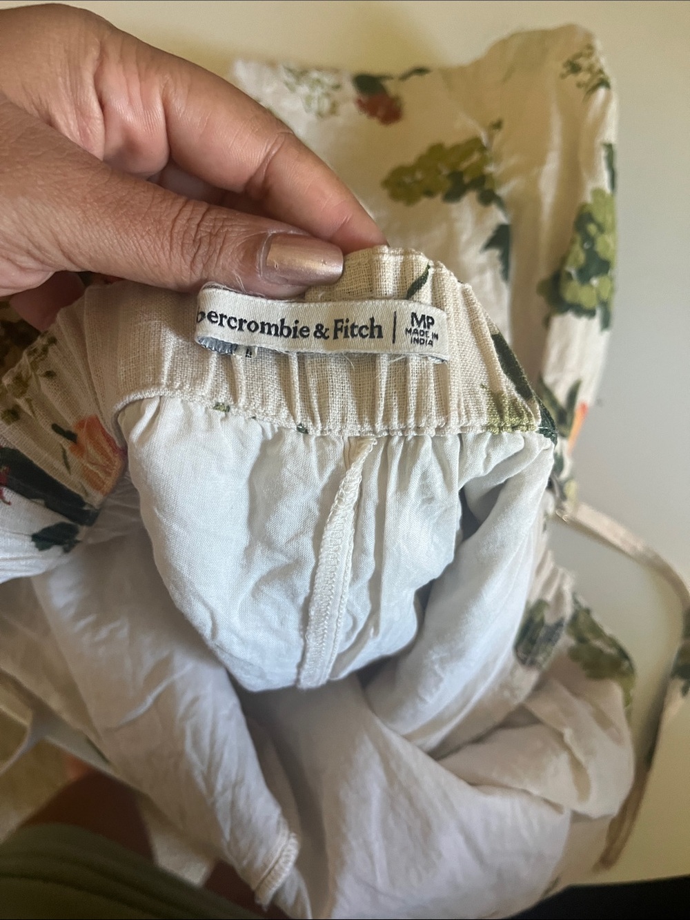 abercrombie Linen-Blend Button Skort - Picture 7 of 10